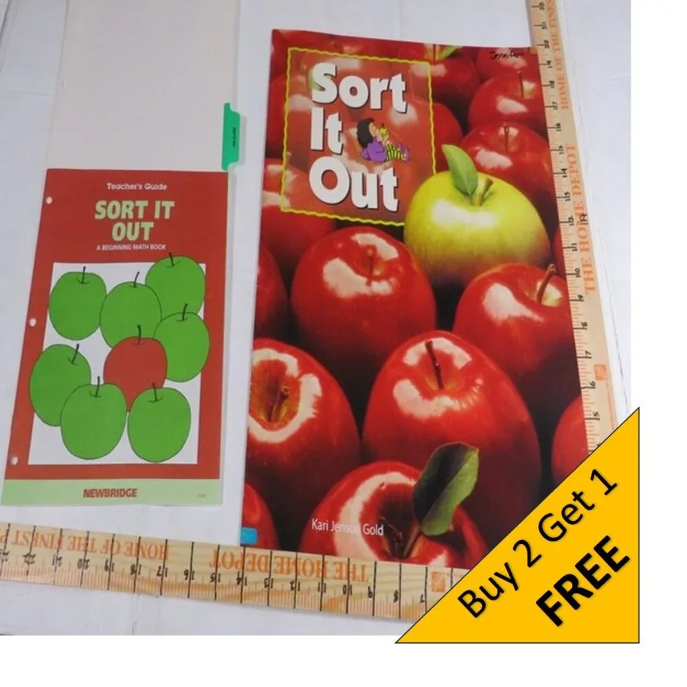 Sort It Out BIG BOOK (almost 2 feet tall) with teacher pages CLASSROOM SIZE